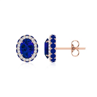 Oval Lab-Grown Lab Grown Blue Sapphire