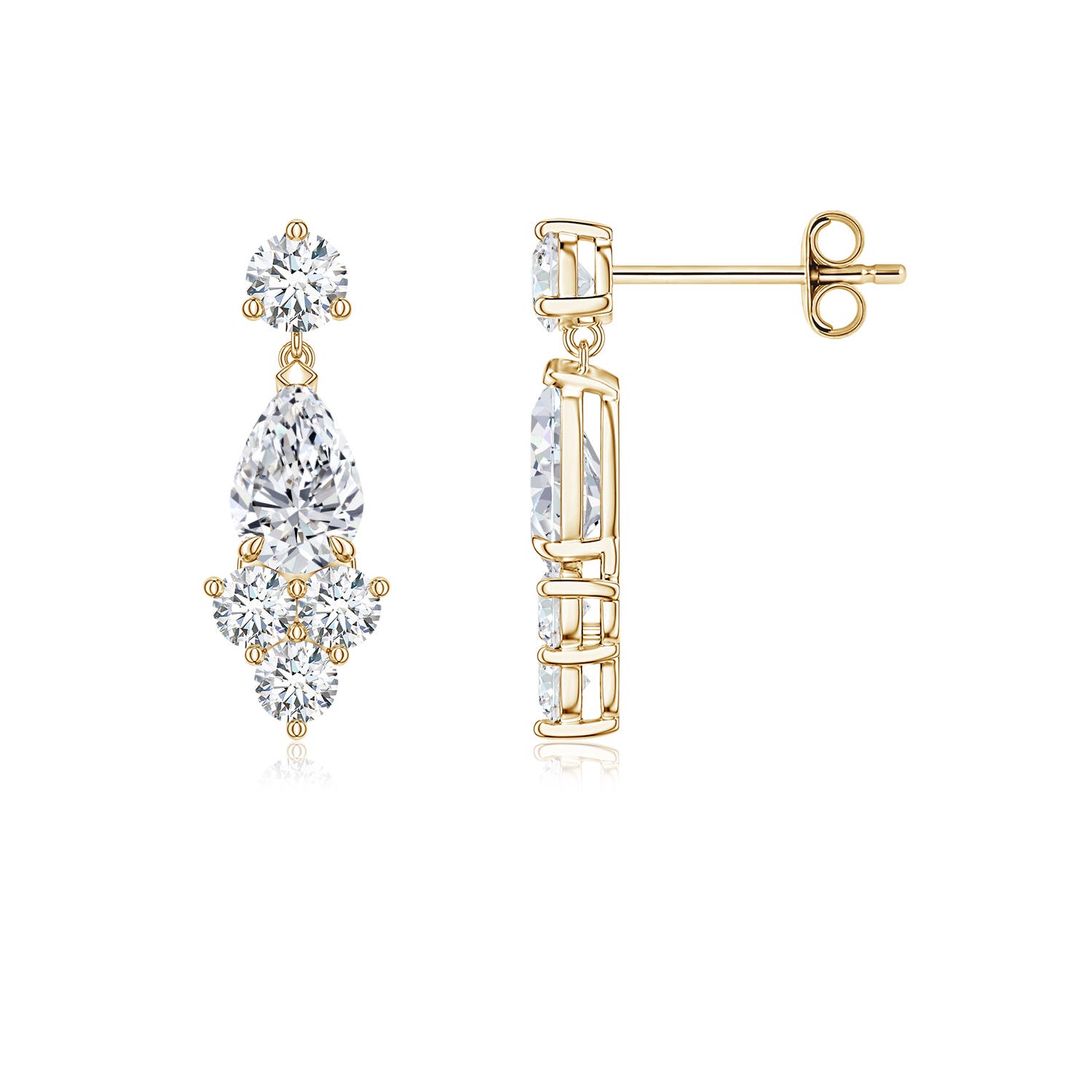6x4mm FGVS LSE2345D-YG-FGVS-6x4 in Yellow Gold