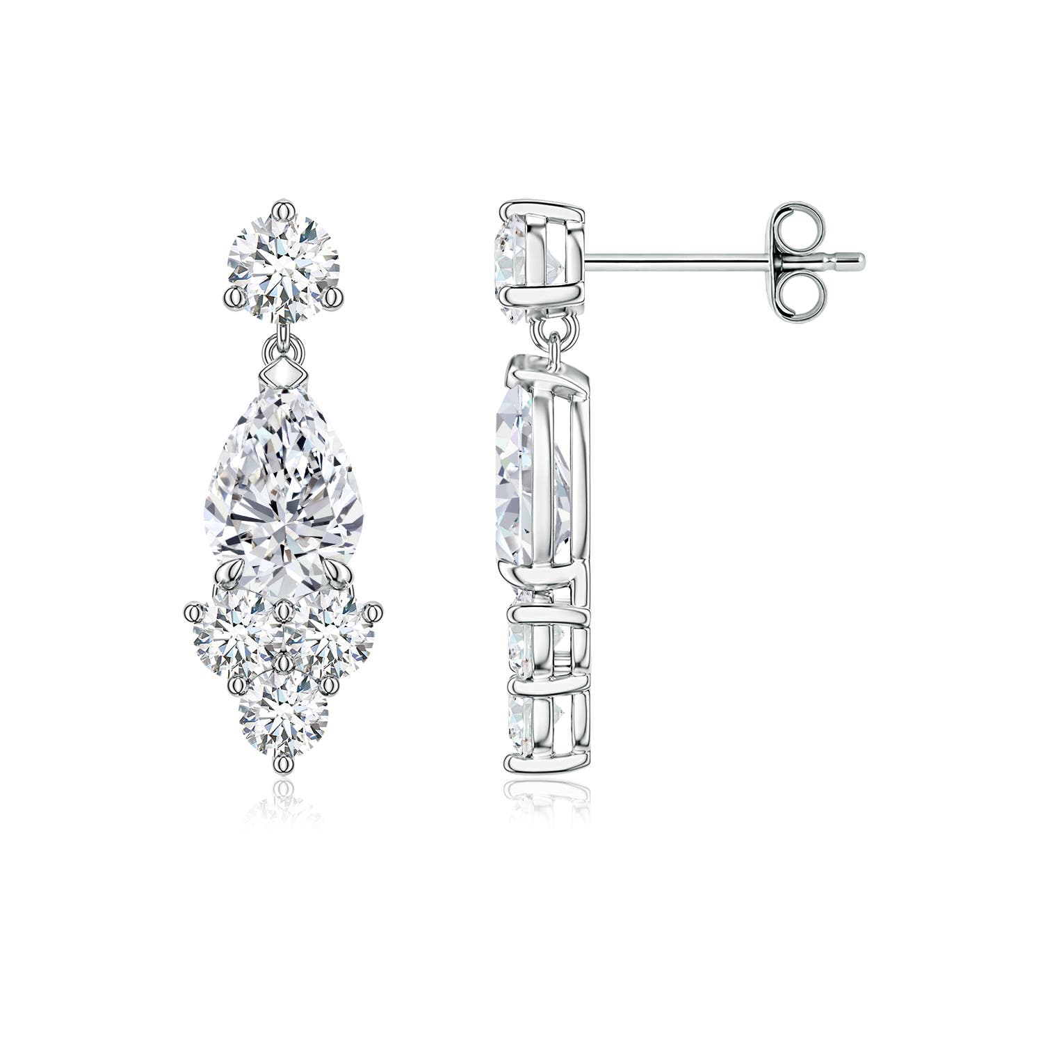 7x5mm FGVS LSE2345D-WGE-FGVS-7x5 in 18K White Gold