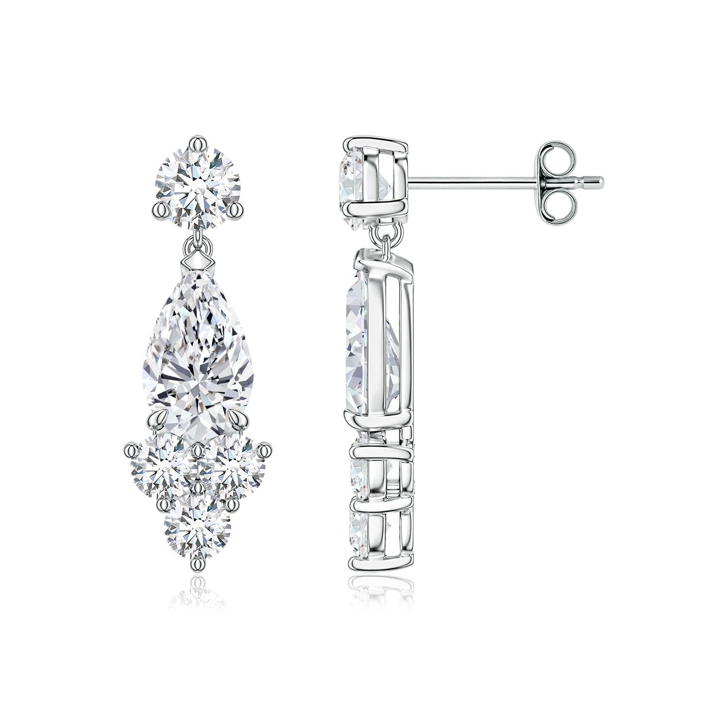 8x5mm FGVS LSE2345D-WG-FGVS-8x5 in White Gold