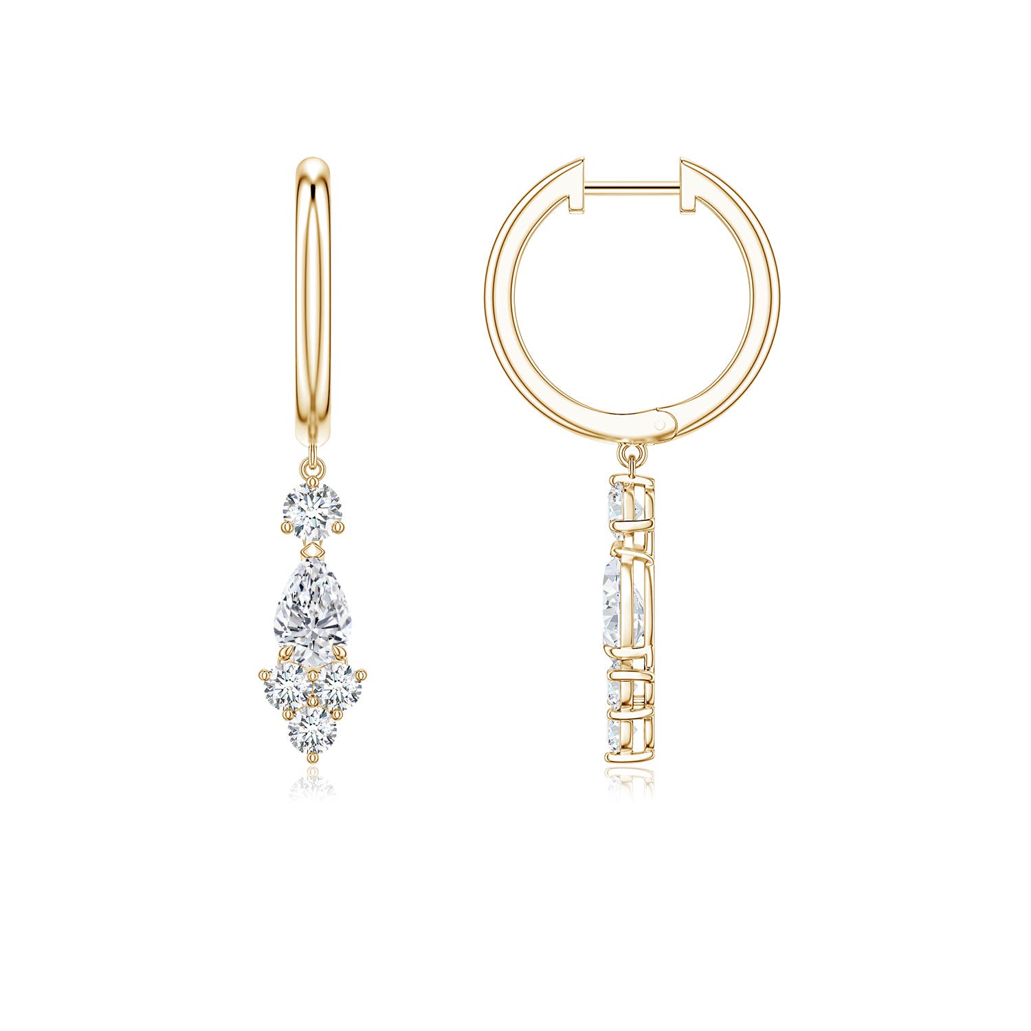 6x4mm FGVS LSE2346D-YG-FGVS-6x4 in Yellow Gold