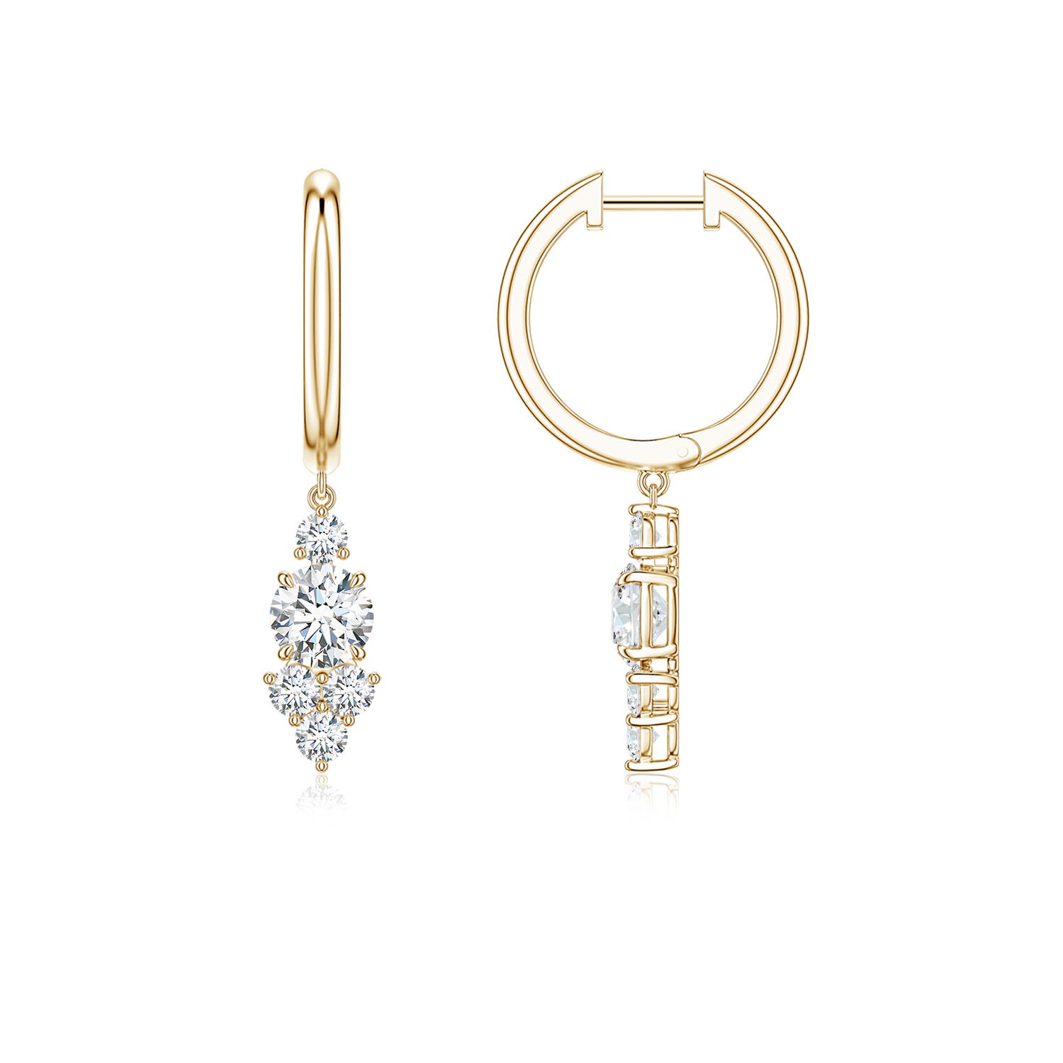 5mm FGVS LSE2348D-YGE-FGVS-5 in 18K Yellow Gold