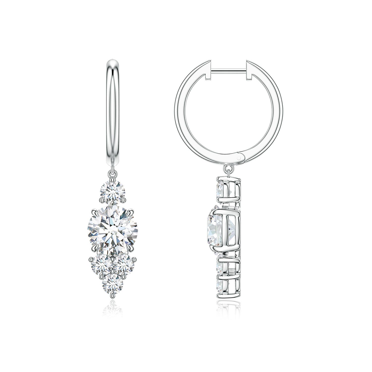 7mm FGVS LSE2348D-WGE-FGVS-7 in 18K White Gold