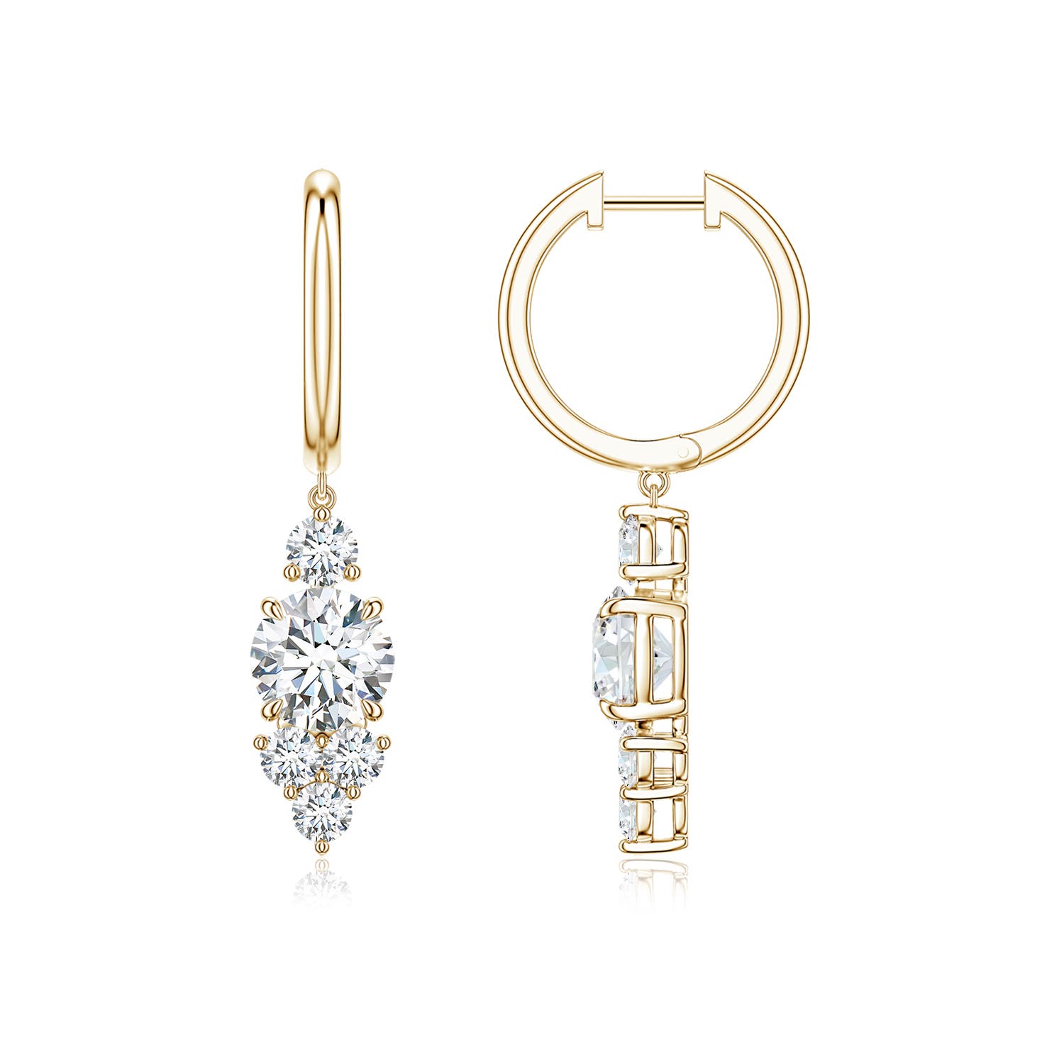 7mm FGVS LSE2348D-YGE-FGVS-7 in 18K Yellow Gold