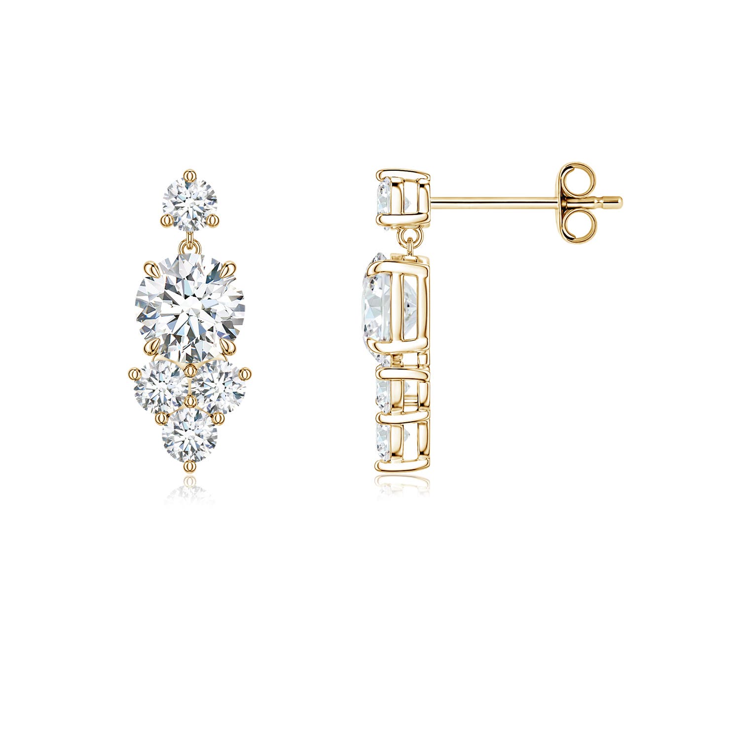 5mm FGVS LSE2350D-YG-FGVS-5 in Yellow Gold