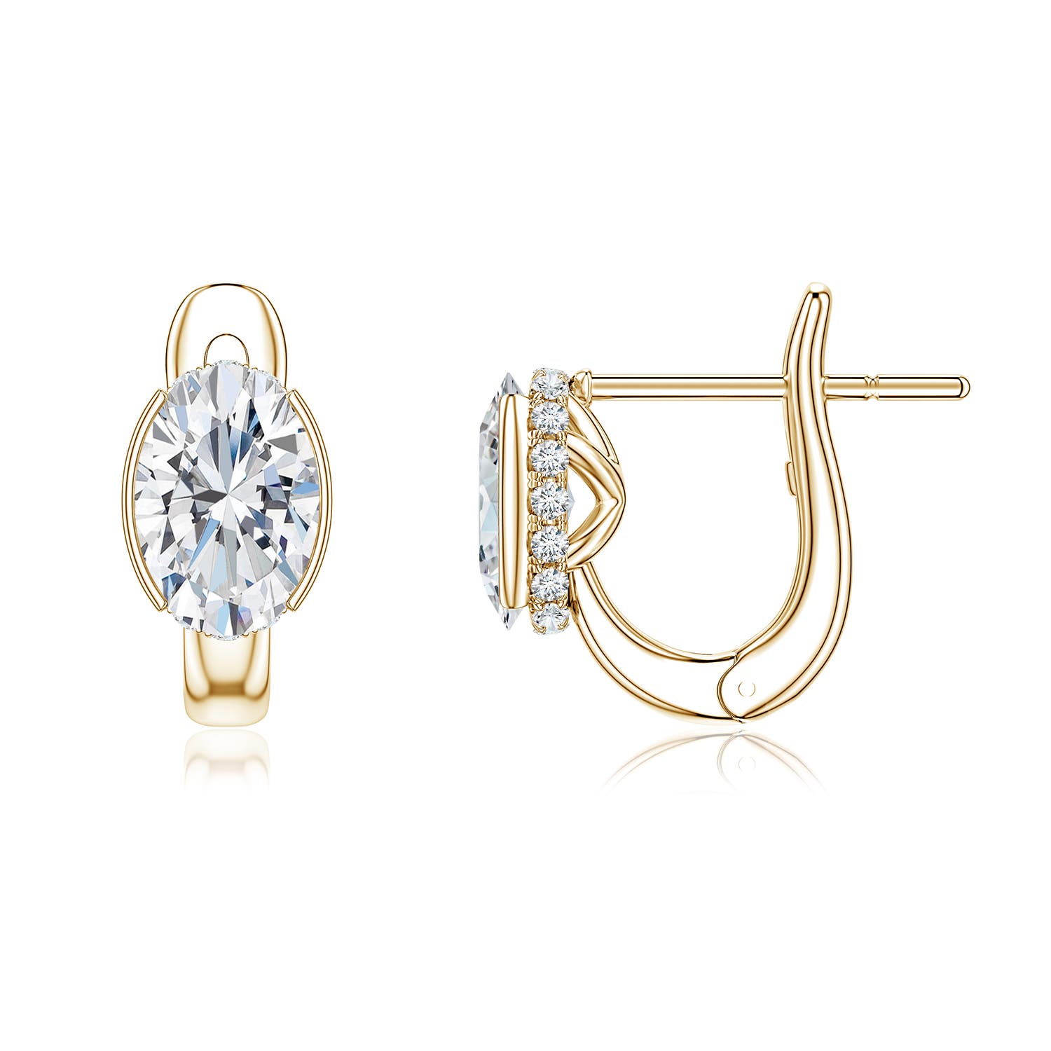 7x5mm FGVS LSE2355D-YG-FGVS-7x5 in Yellow Gold