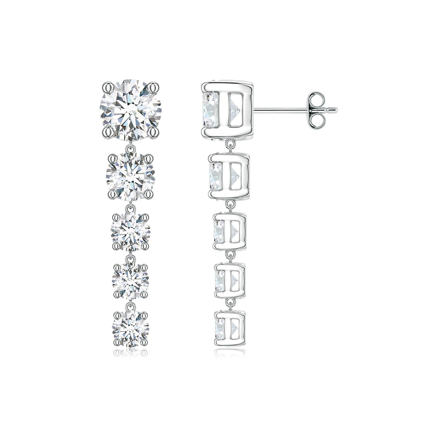 6.5mm FGVS LSE2364D-WG-FGVS-6.5 in White Gold