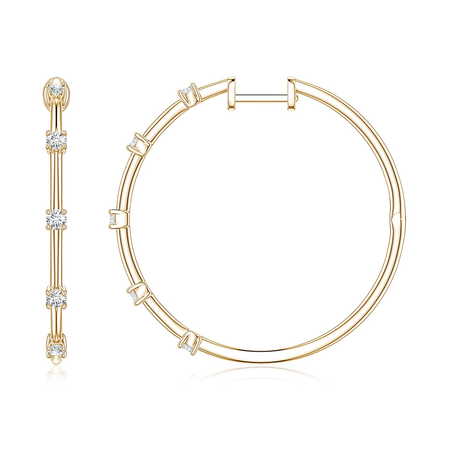 2mm FGVS LSE2367D-YG-FGVS-2 in Yellow Gold