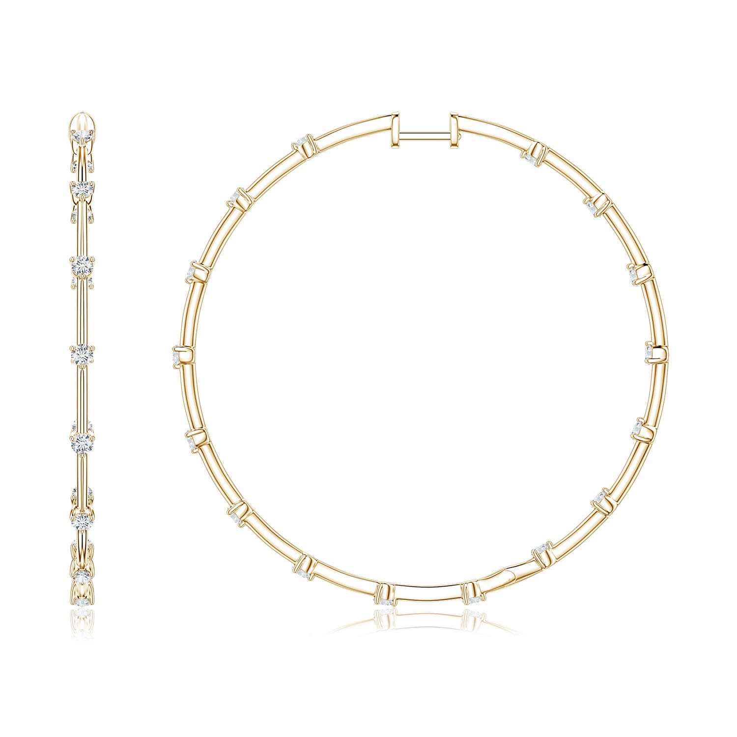 2mm FGVS LSE2369D-YG-FGVS-2 in Yellow Gold