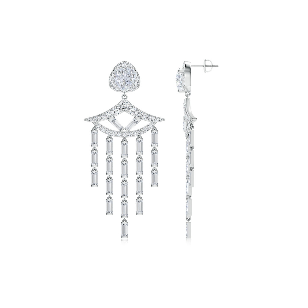 7mm FGVS Natori x Angara Lab-Grown Diamond Orient Express Statement Earrings in White Gold 