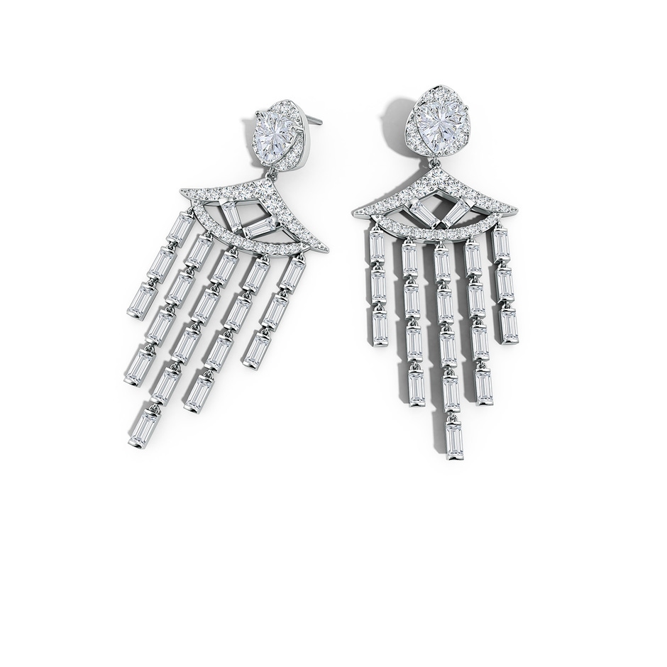 7mm FGVS Natori x Angara Lab-Grown Diamond Orient Express Statement Earrings in White Gold side 399