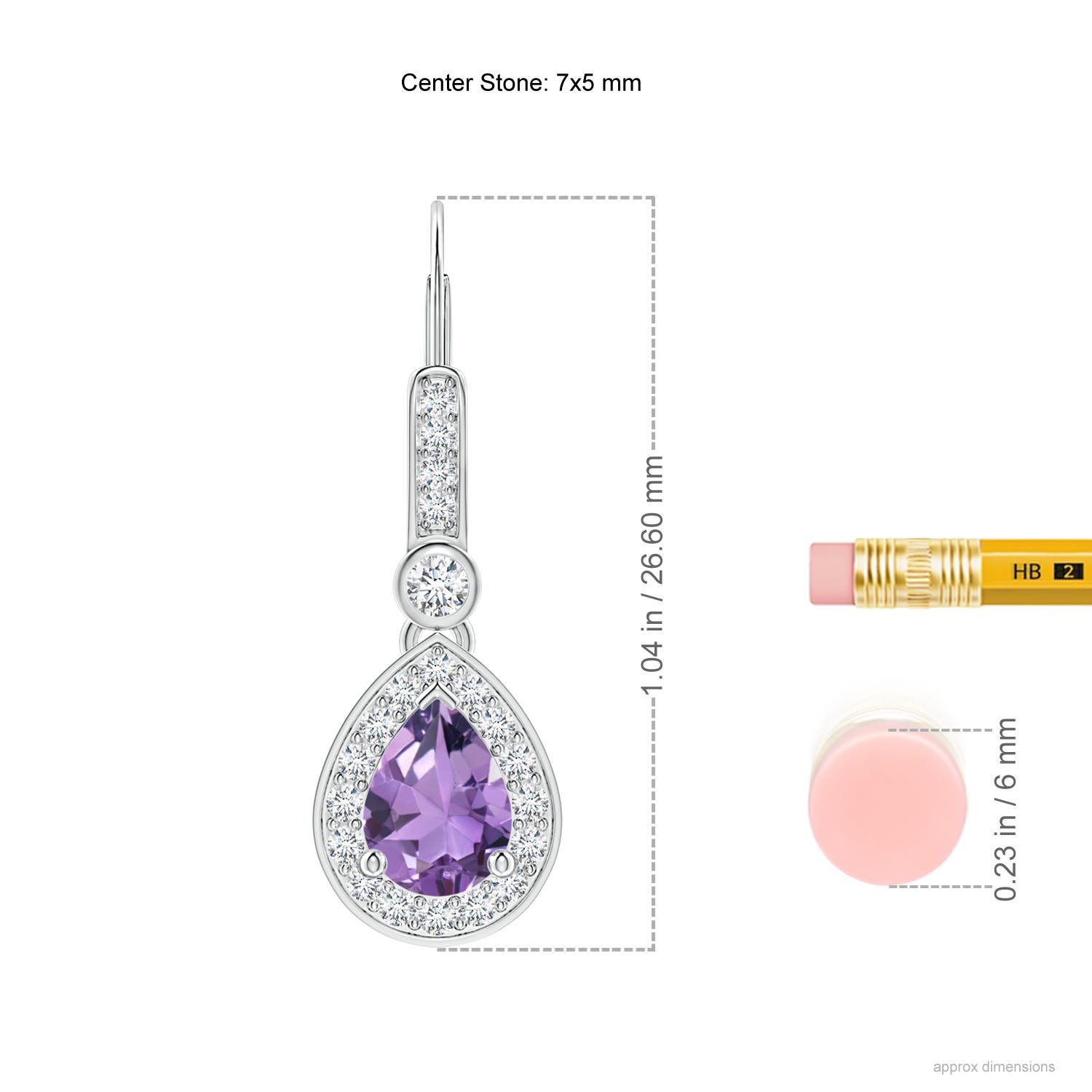 A - Amethyst / 1.66 CT / 14 KT White Gold