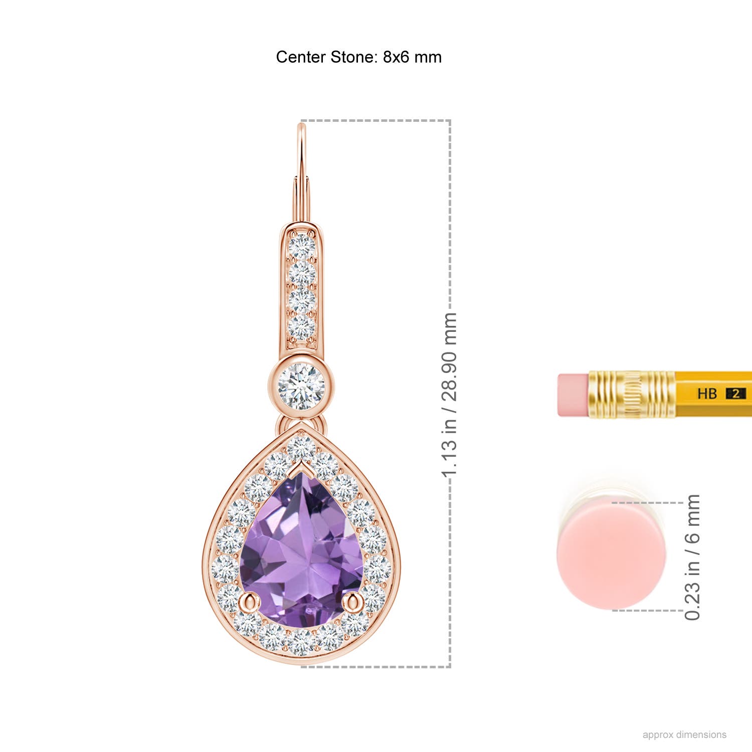 A - Amethyst / 2.62 CT / 14 KT Rose Gold