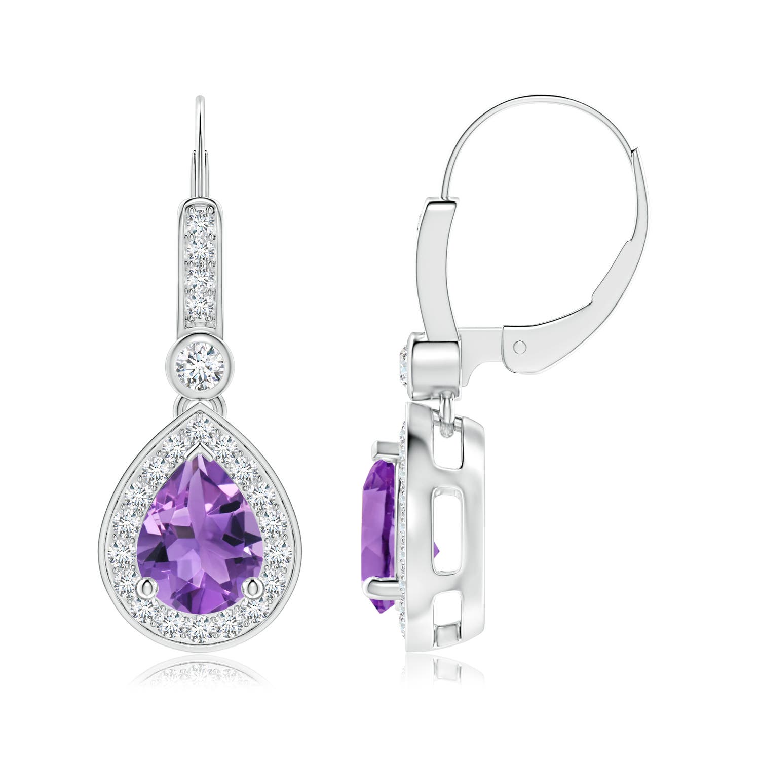 AA - Amethyst / 2.62 CT / 14 KT White Gold