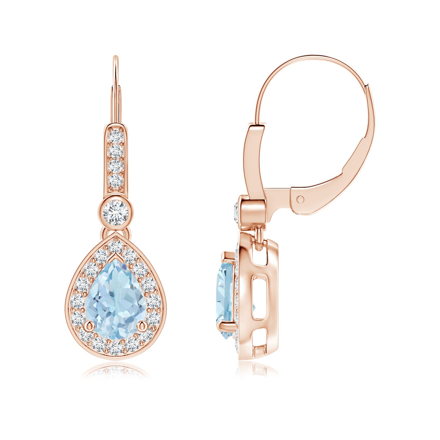 AA - Aquamarine / 1.56 CT / 14 KT Rose Gold