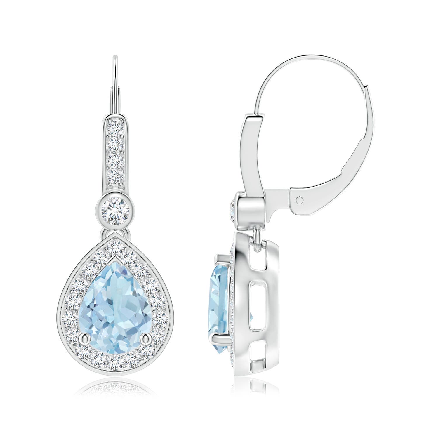 AA - Aquamarine / 2.32 CT / 14 KT White Gold