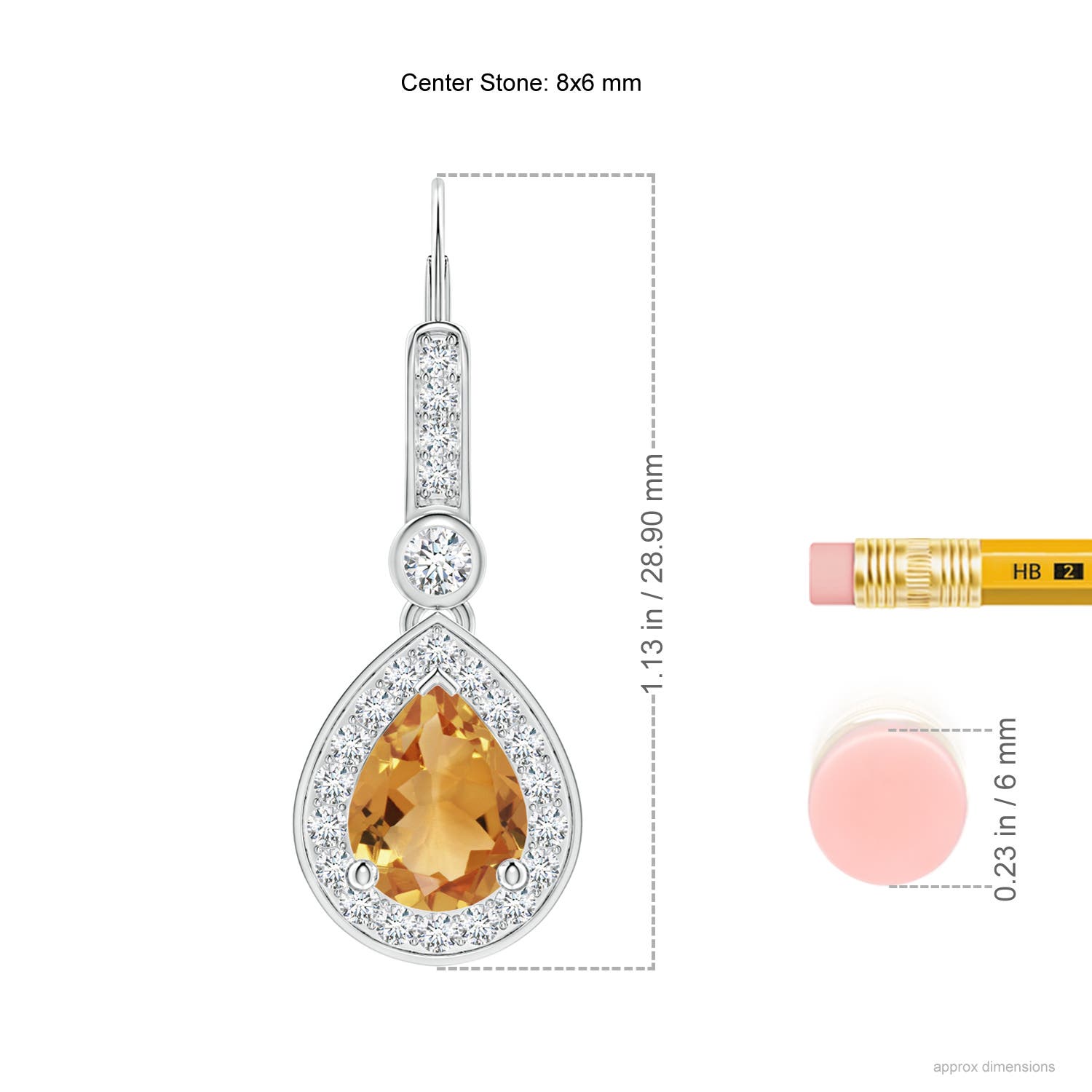 A - Citrine / 2.62 CT / 14 KT White Gold