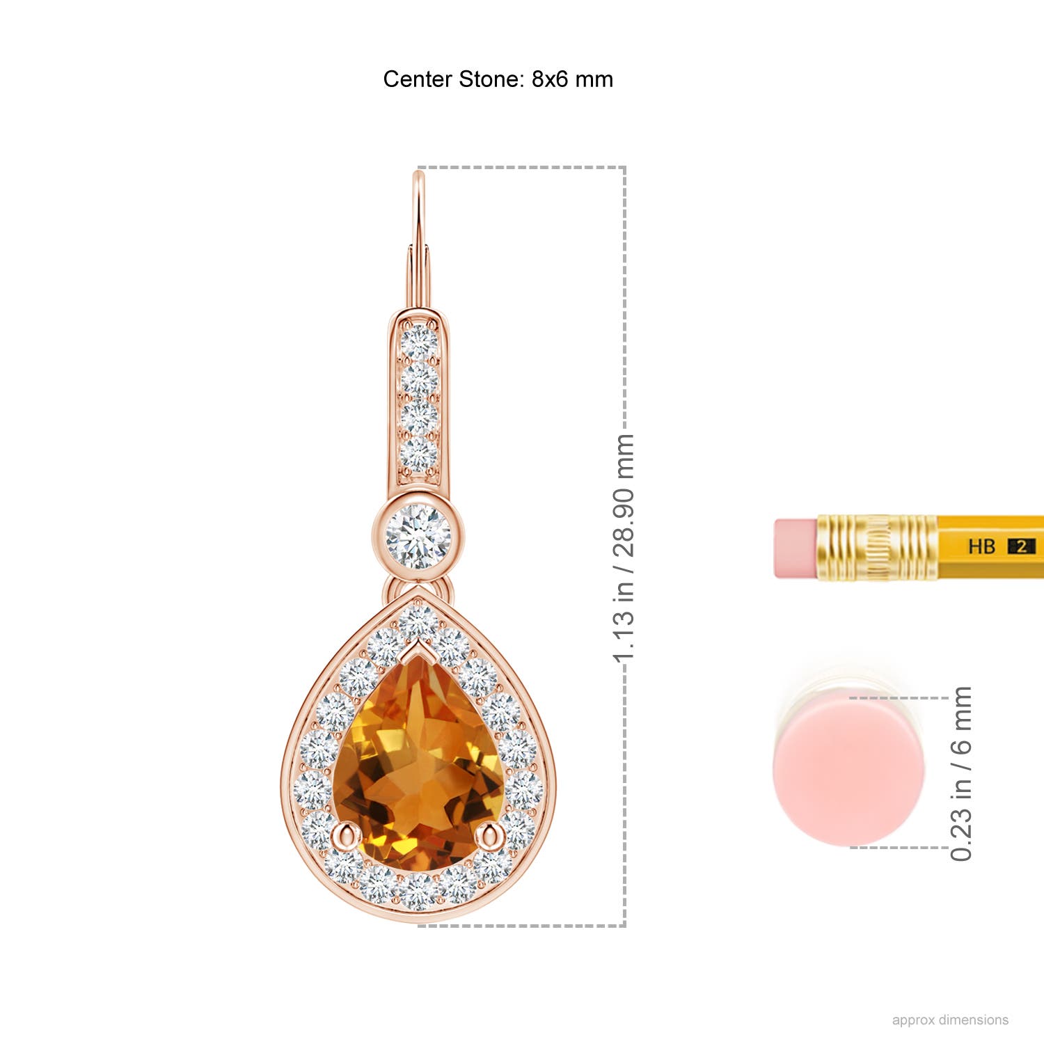 AAA - Citrine / 2.62 CT / 14 KT Rose Gold