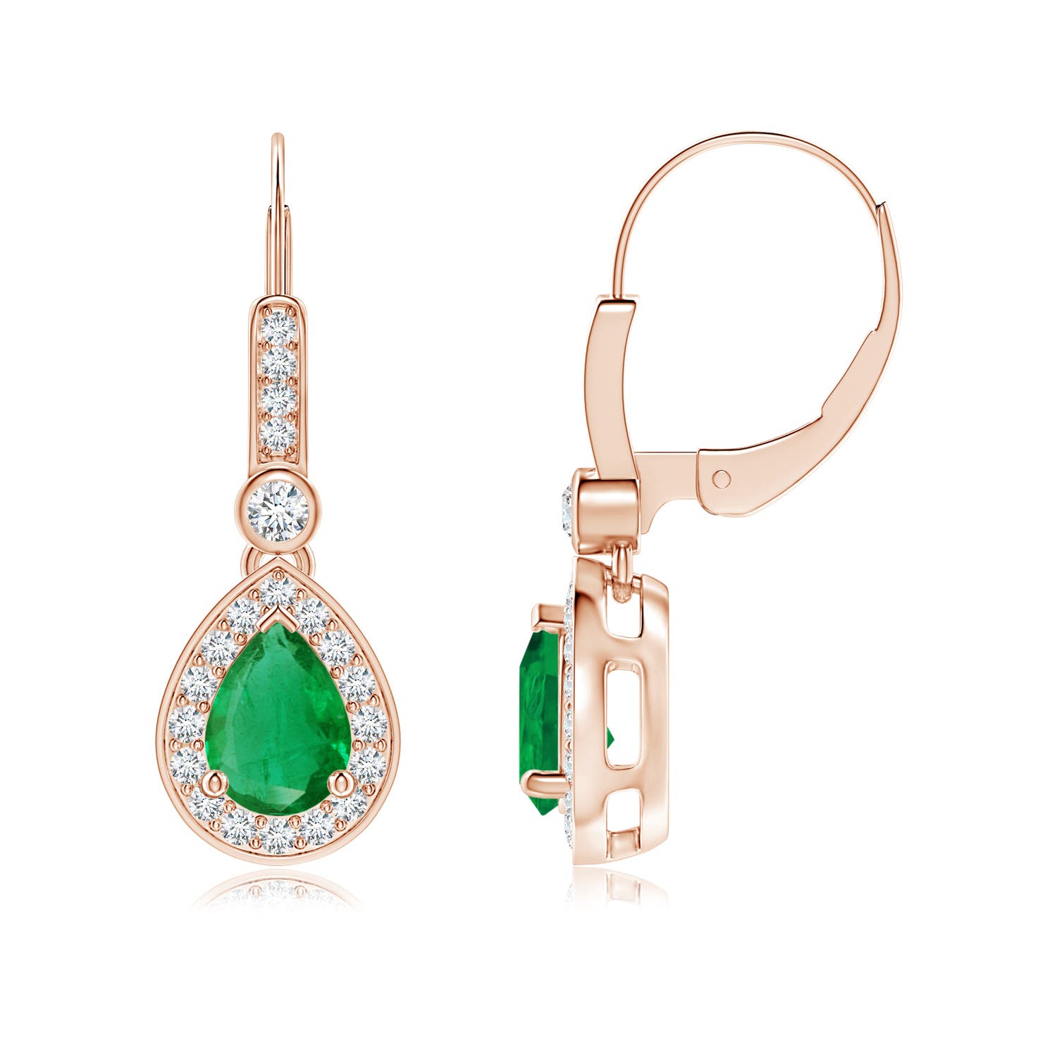 AA - Emerald / 1.66 CT / 14 KT Rose Gold