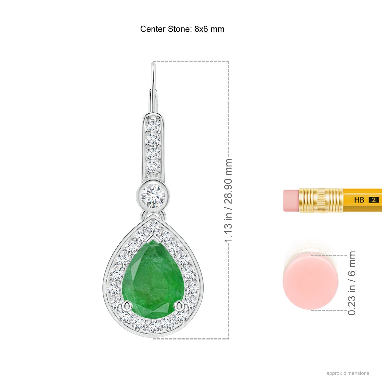 A - Emerald / 2.52 CT / 14 KT White Gold