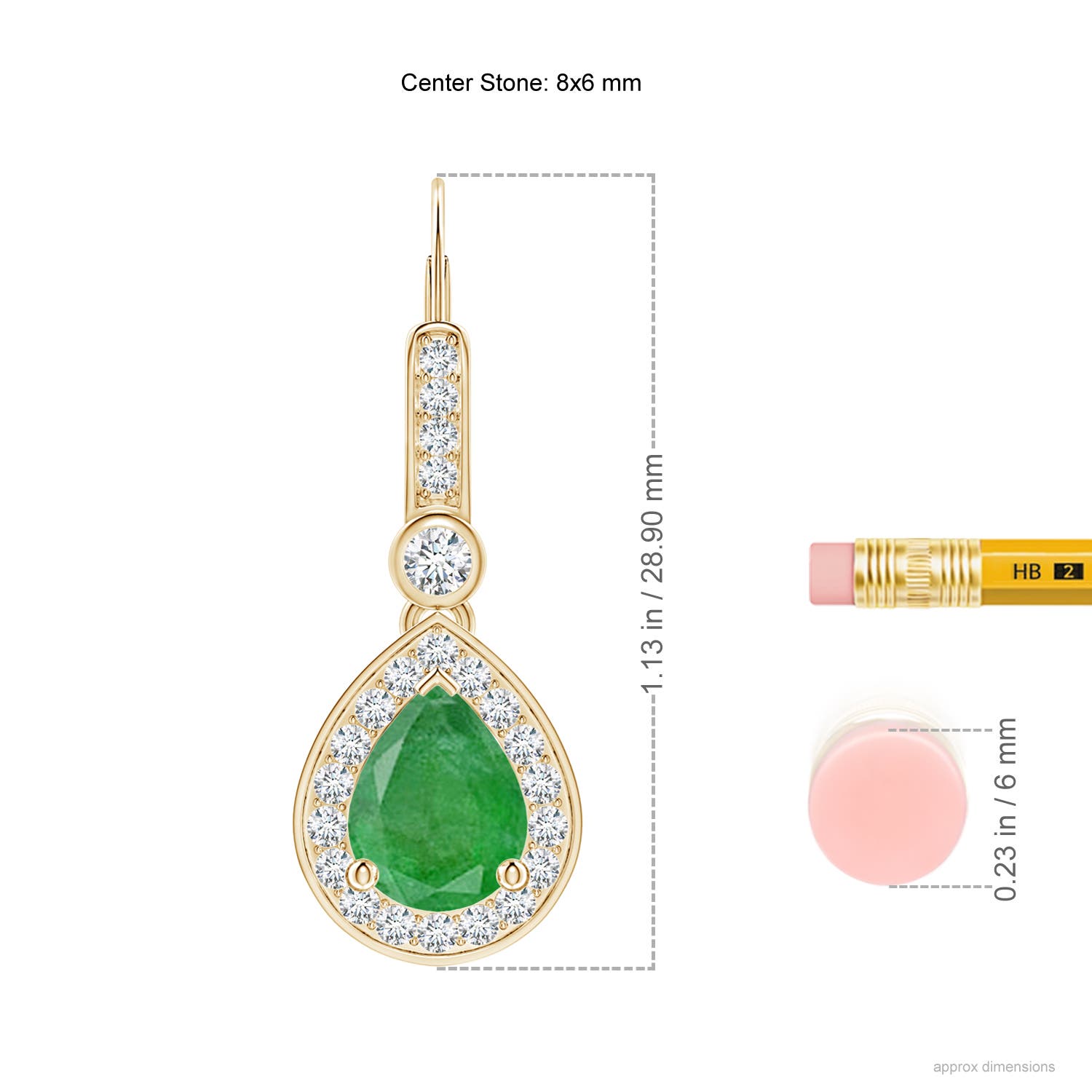 A - Emerald / 2.52 CT / 14 KT Yellow Gold