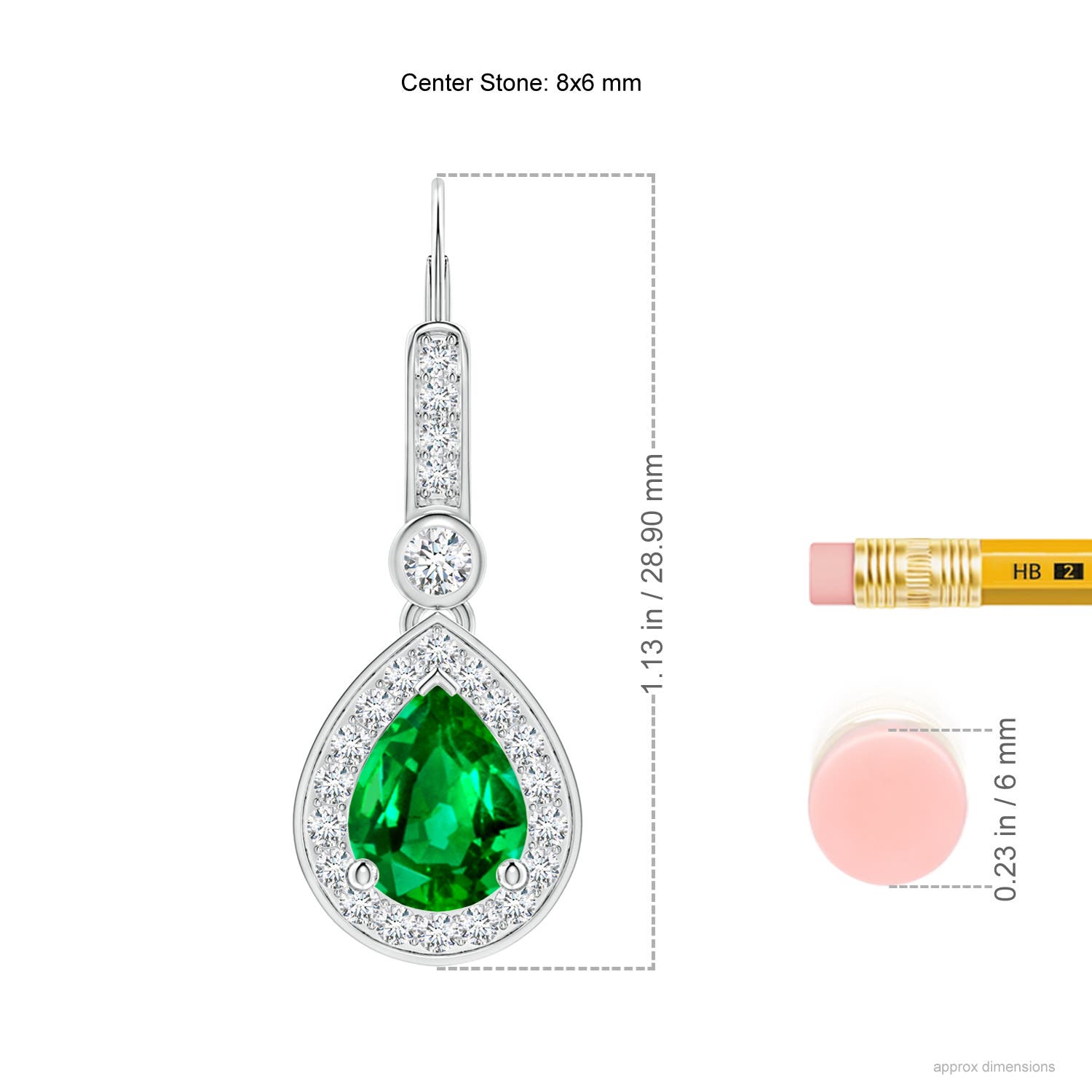 AAAA - Emerald / 2.52 CT / 14 KT White Gold