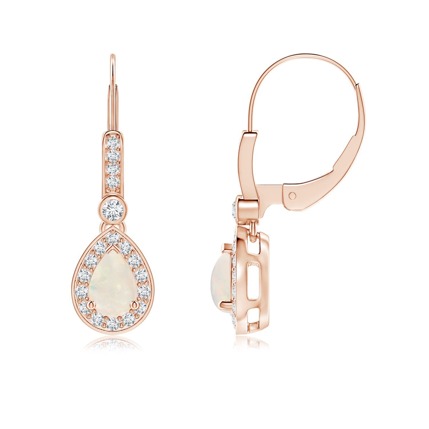 A - Opal / 0.84 CT / 14 KT Rose Gold