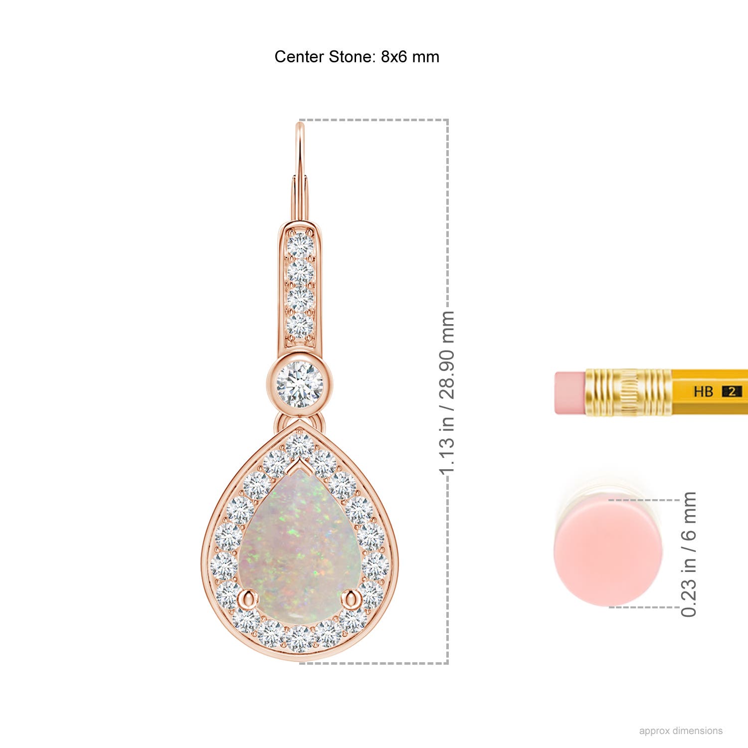 AA - Opal / 2.02 CT / 14 KT Rose Gold