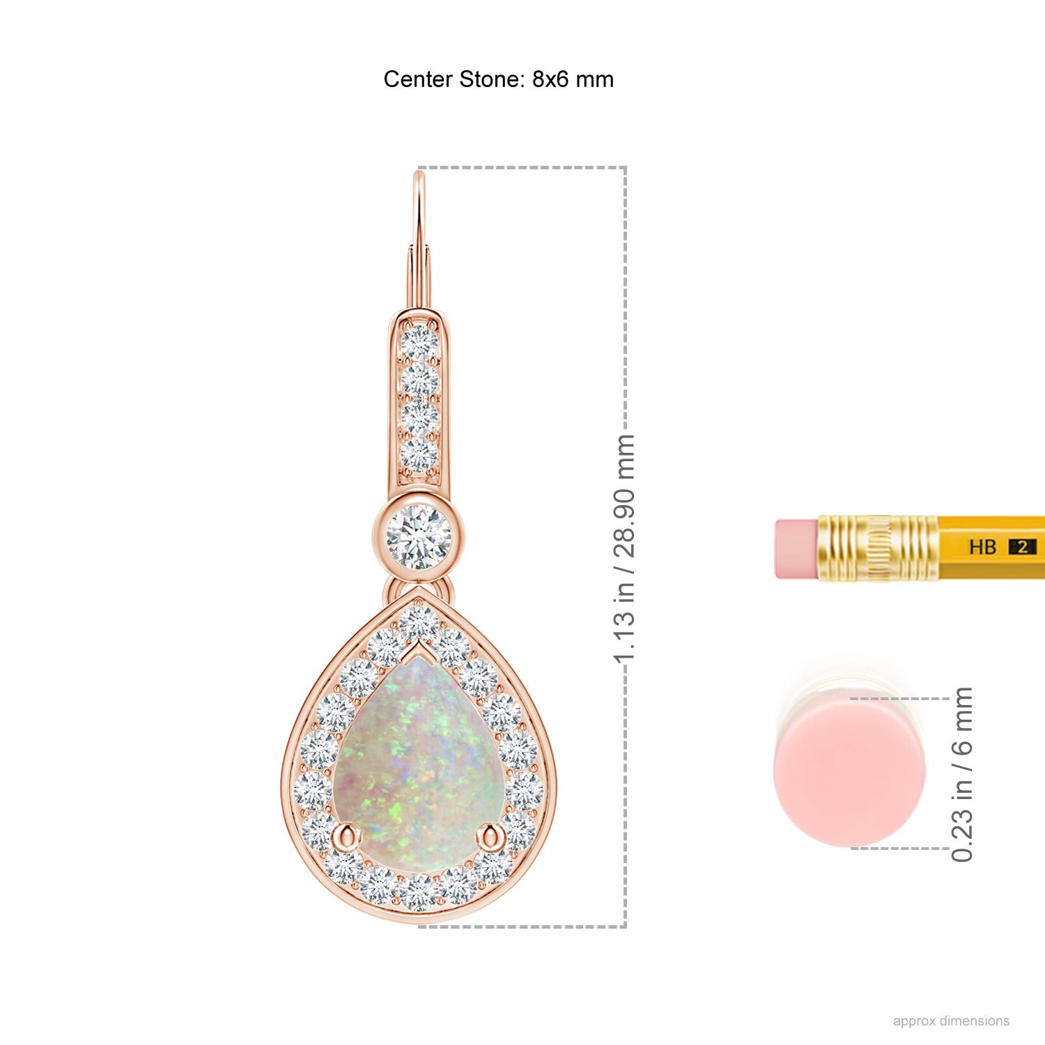 AAA - Opal / 2.02 CT / 14 KT Rose Gold