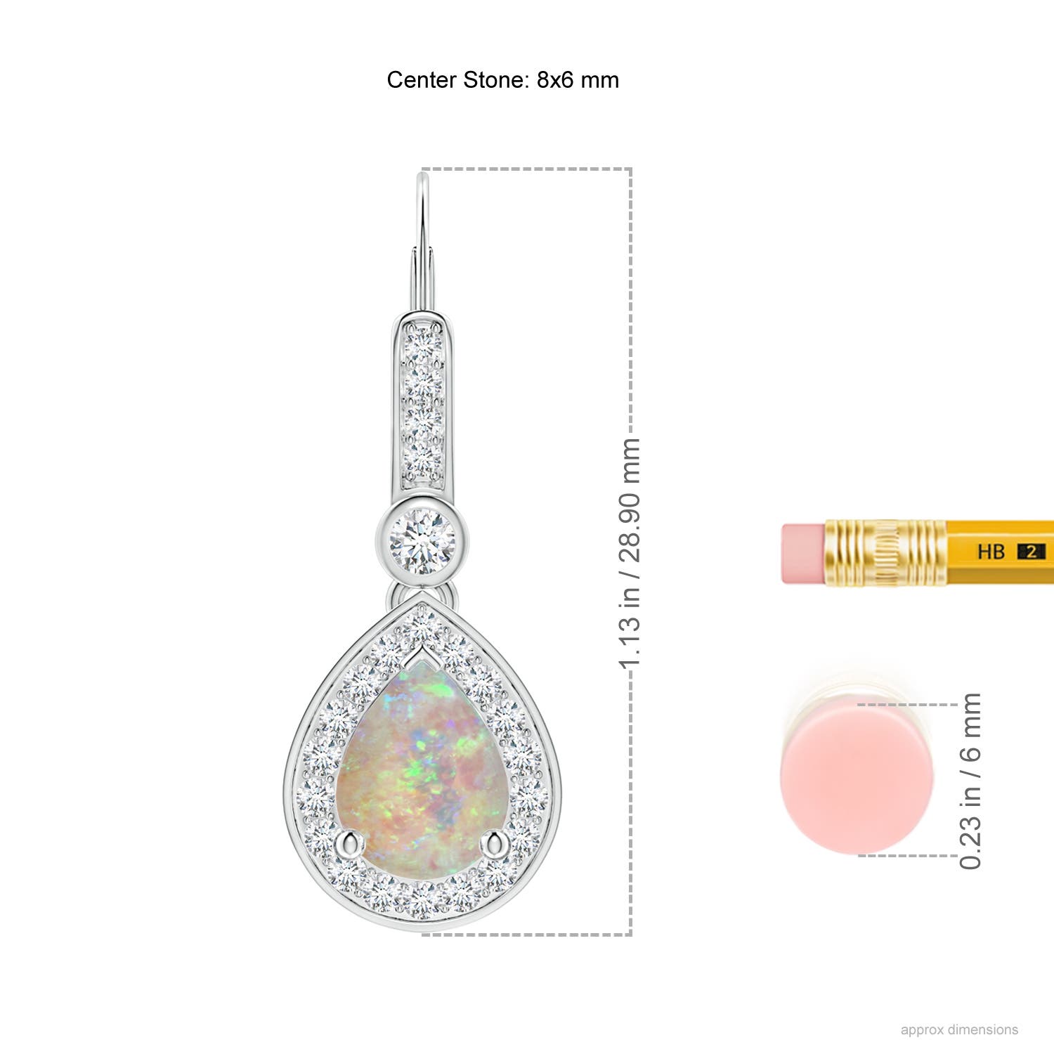 AAAA - Opal / 2.02 CT / 14 KT White Gold