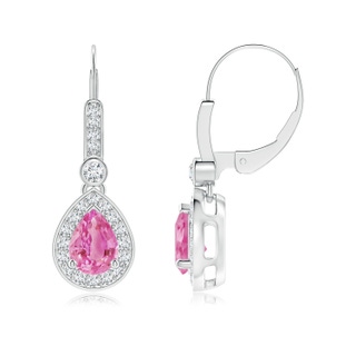 Pear AA Pink Sapphire