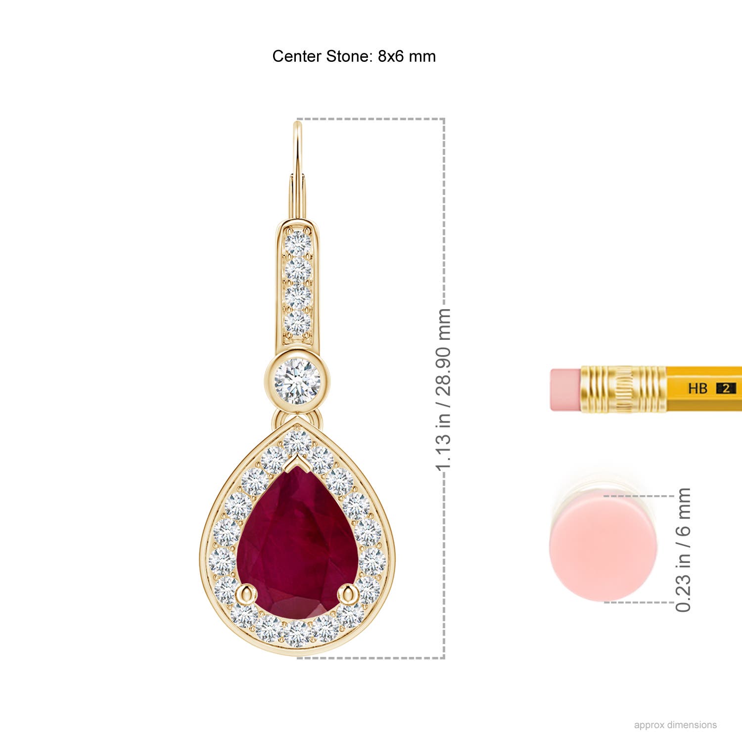 A - Ruby / 2.92 CT / 14 KT Yellow Gold