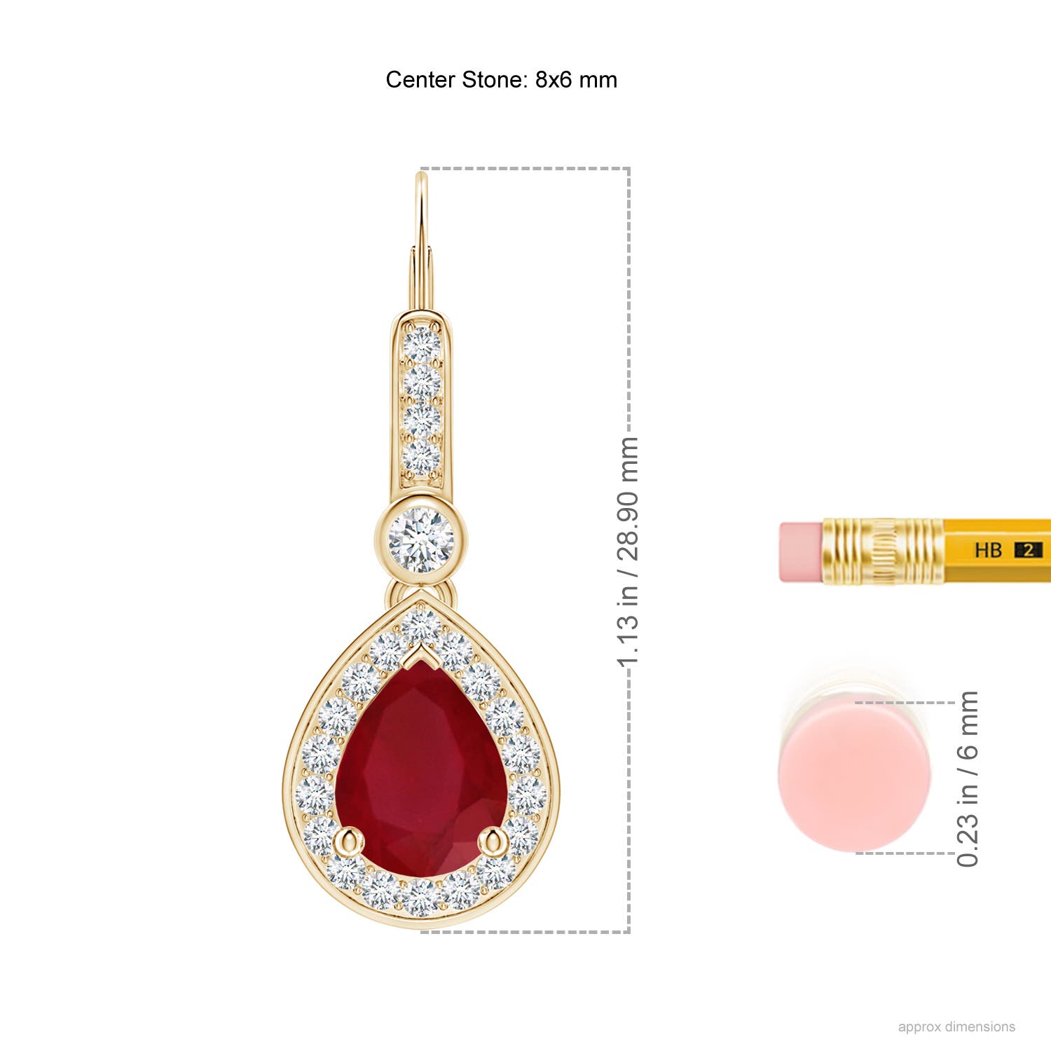 AA - Ruby / 2.92 CT / 14 KT Yellow Gold