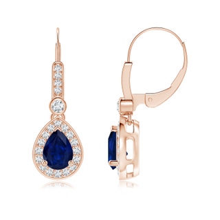 Pear AA Blue Sapphire