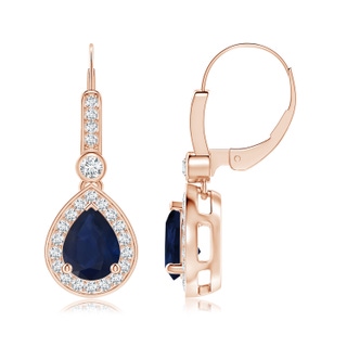 Pear A Blue Sapphire