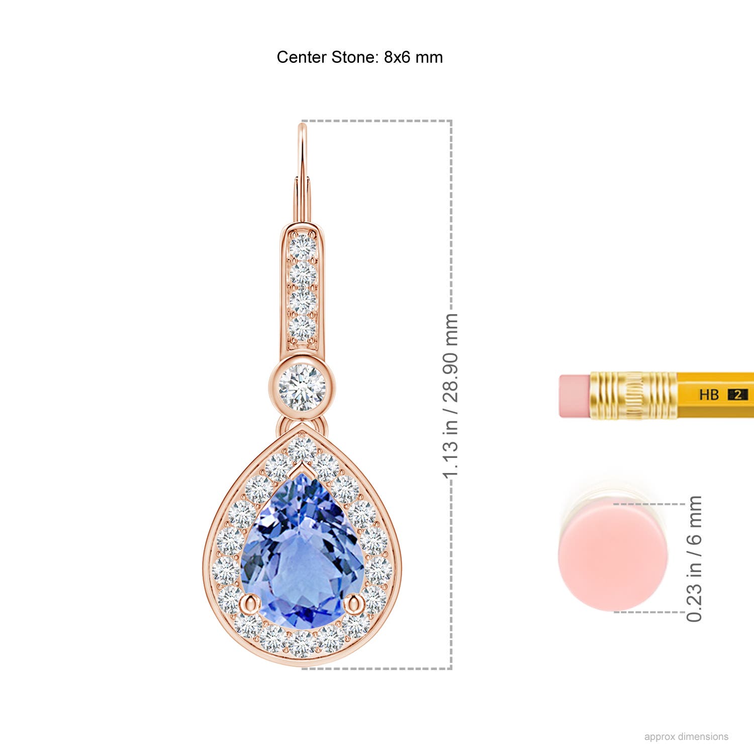 A - Tanzanite / 2.82 CT / 14 KT Rose Gold