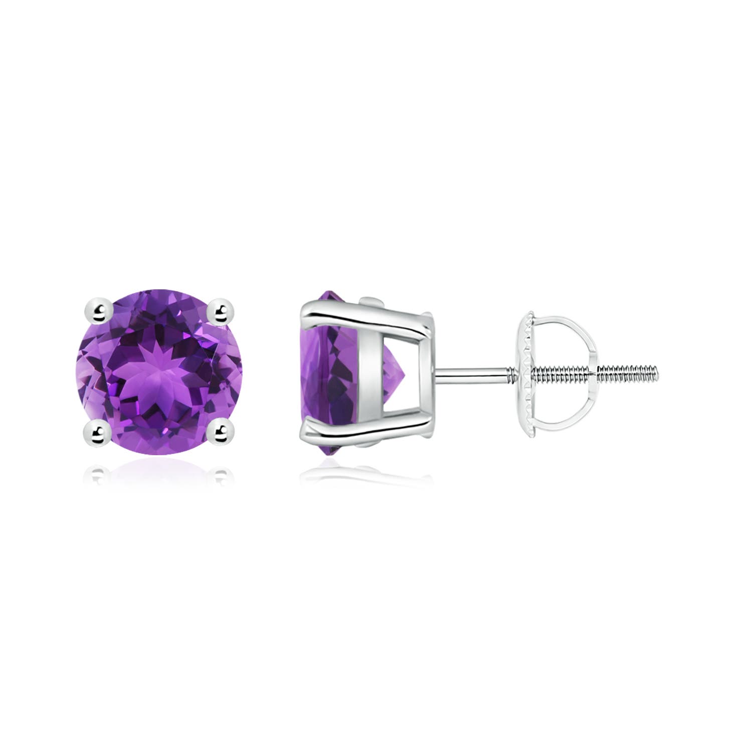 AAA - Amethyst / 2.3 CT / 14 KT White Gold