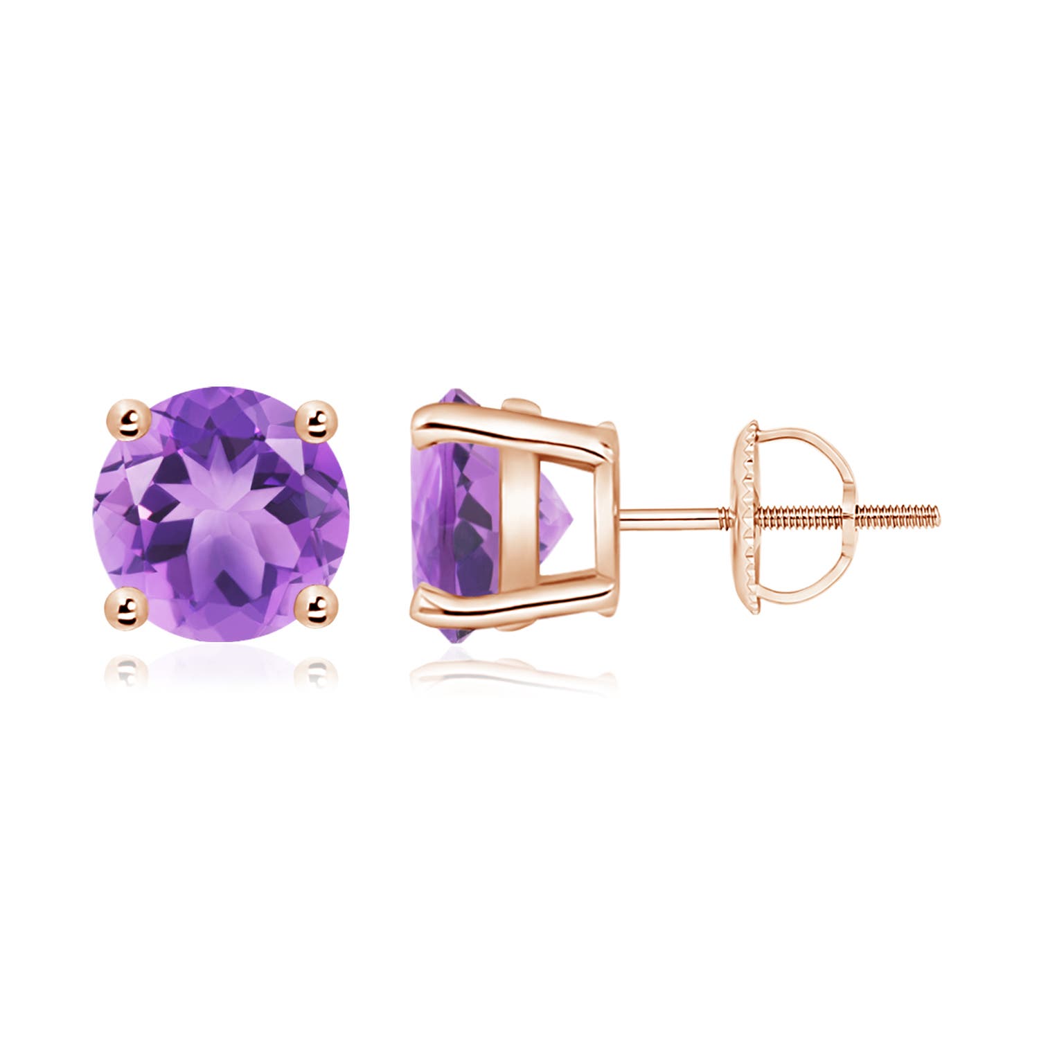 A - Amethyst / 3.4 CT / 14 KT Rose Gold