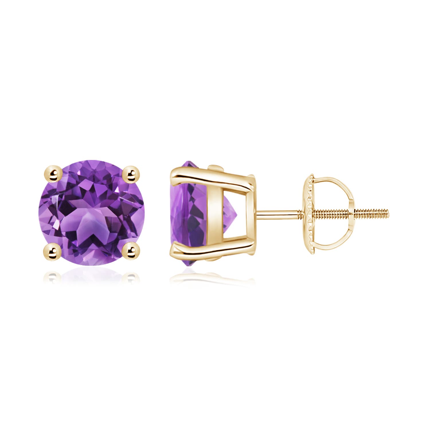 AA - Amethyst / 3.4 CT / 14 KT Yellow Gold