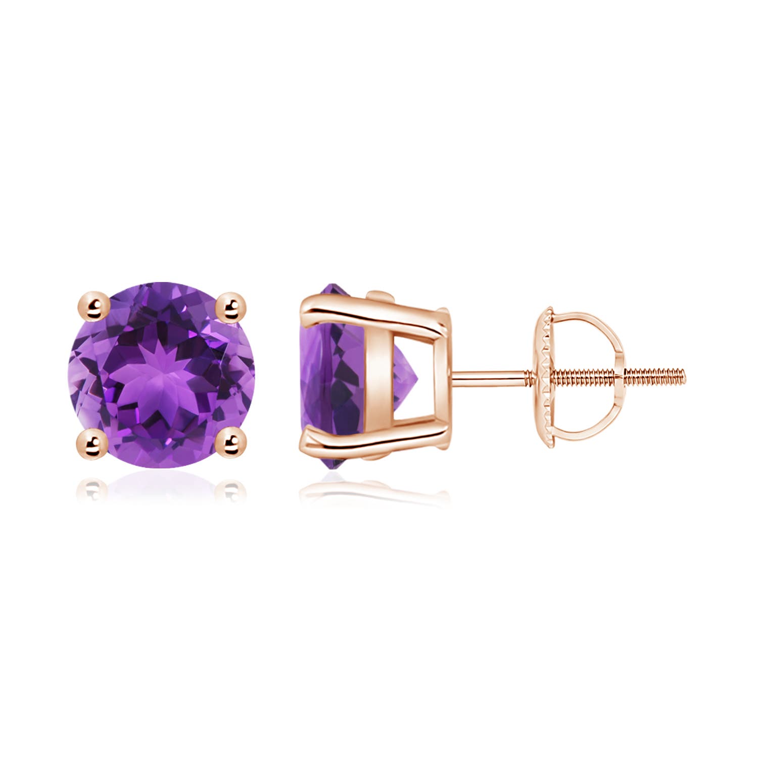 AAA - Amethyst / 3.4 CT / 14 KT Rose Gold