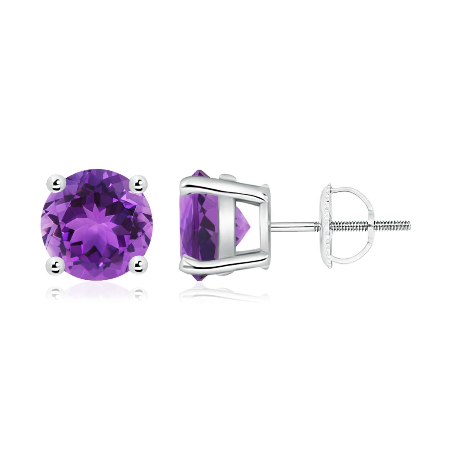 AAA - Amethyst / 3.4 CT / 14 KT White Gold