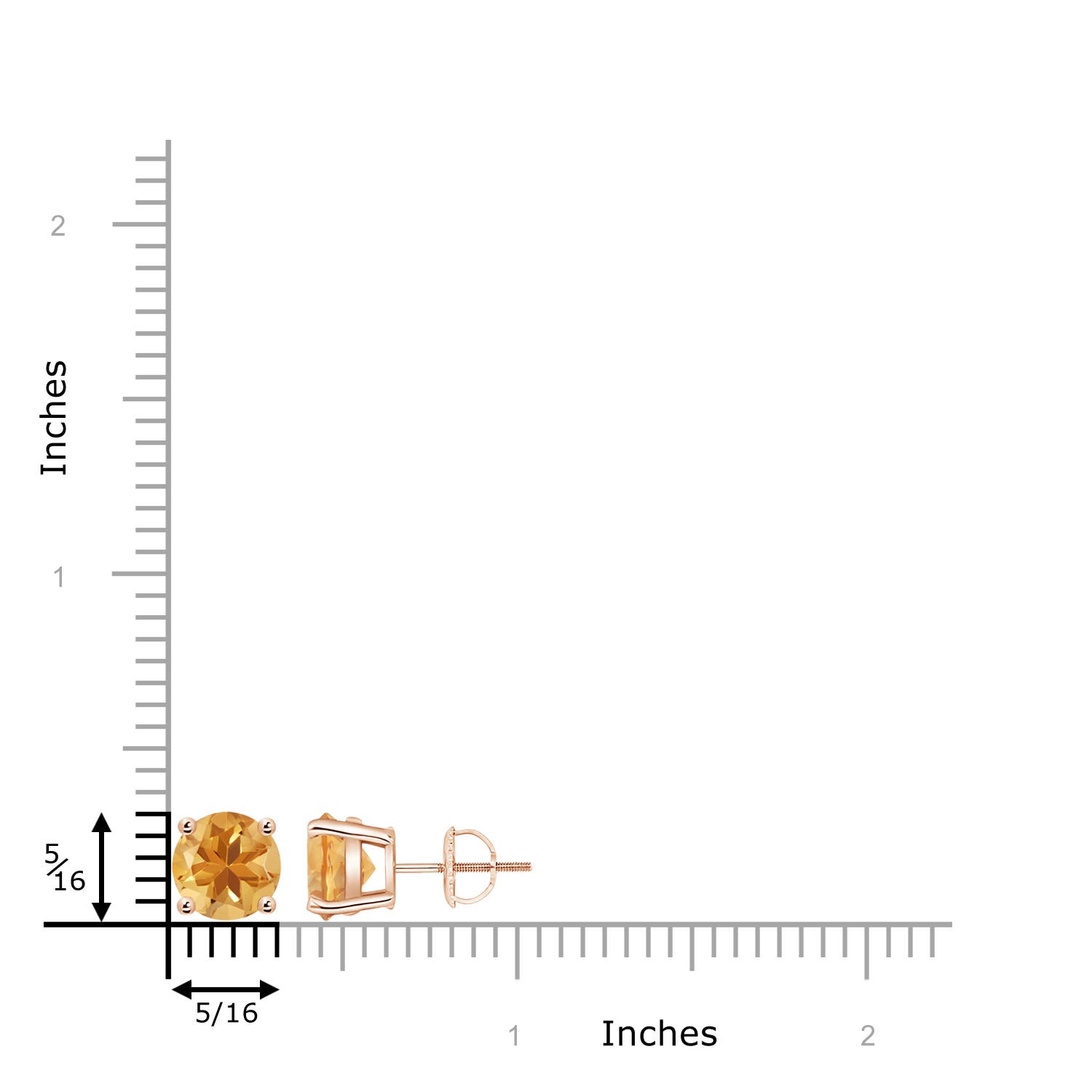 A - Citrine / 3.4 CT / 14 KT Rose Gold