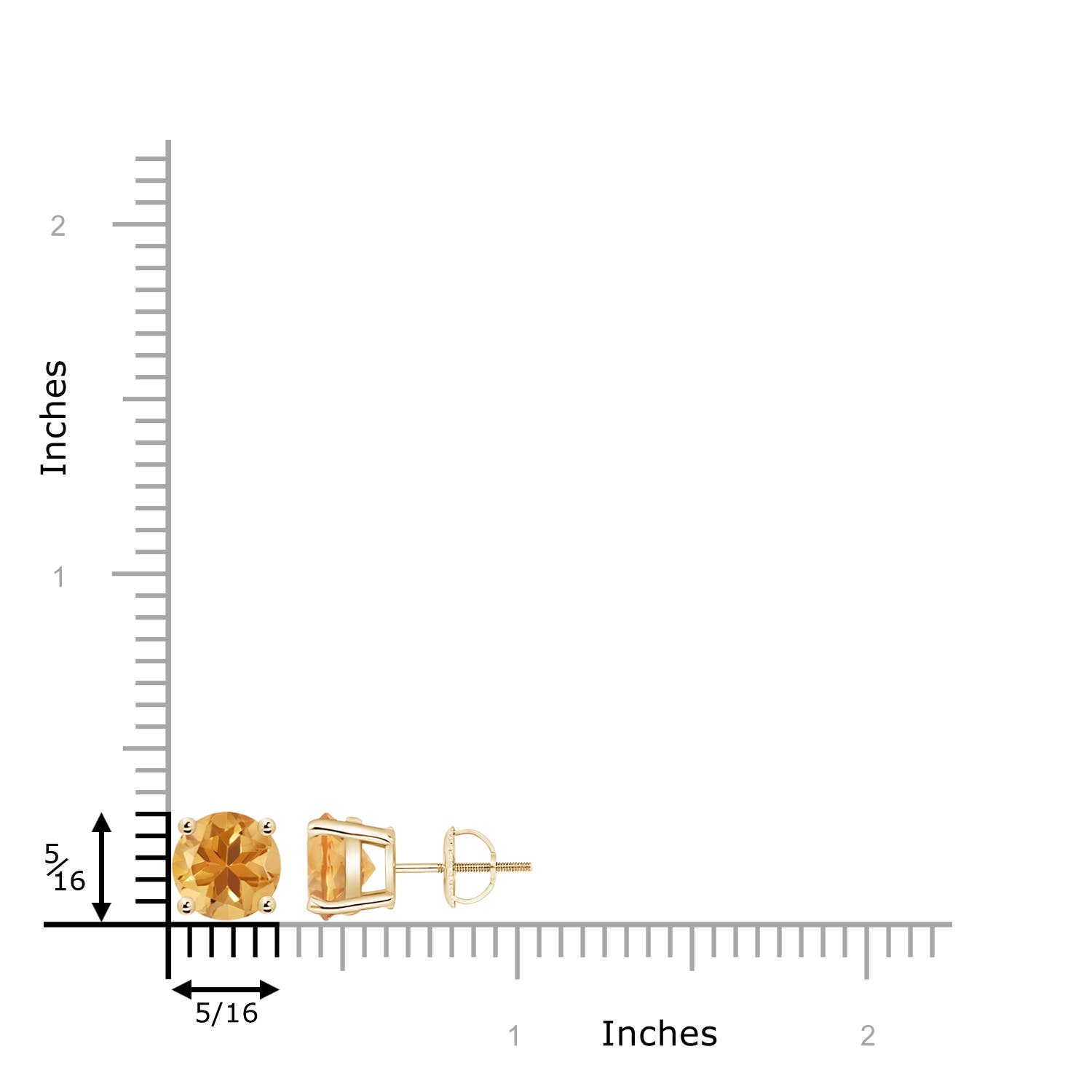 A - Citrine / 3.4 CT / 14 KT Yellow Gold