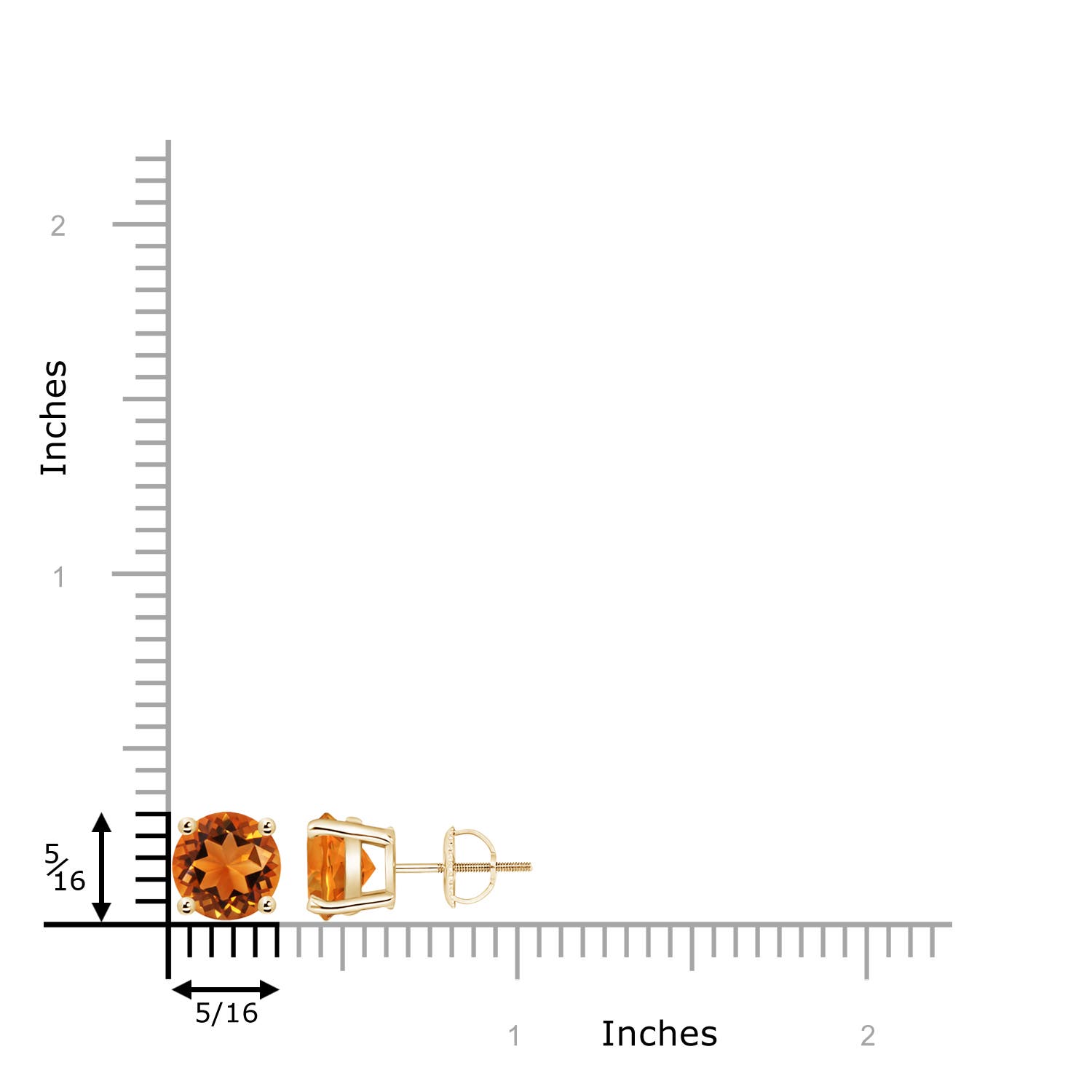 AAAA - Citrine / 3.4 CT / 14 KT Yellow Gold