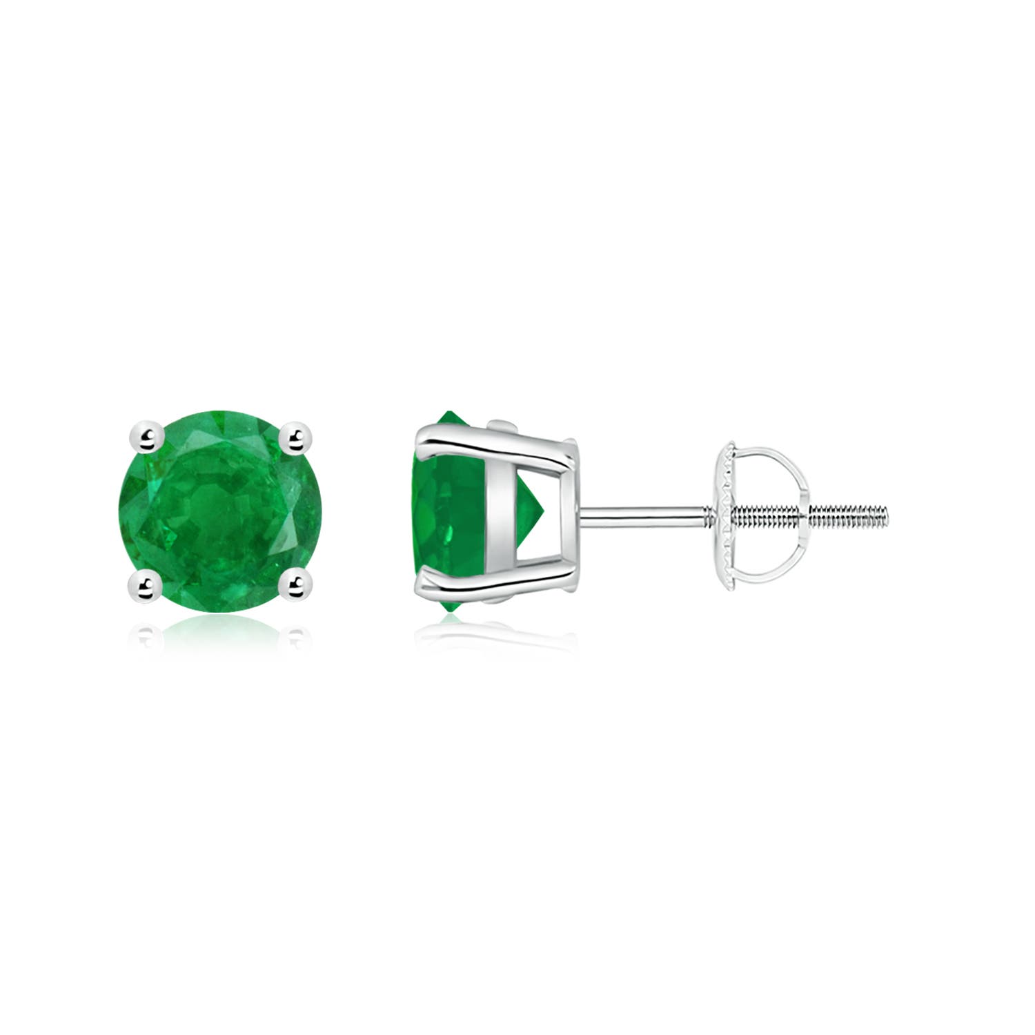 AA - Emerald / 1.5 CT / 14 KT White Gold