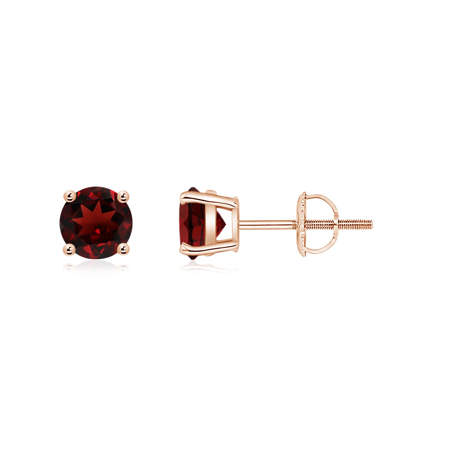 AAA - Garnet / 1.2 CT / 14 KT Rose Gold