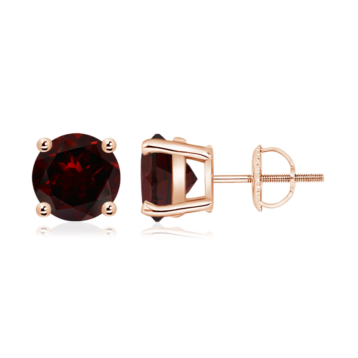 A - Garnet / 4.4 CT / 14 KT Rose Gold