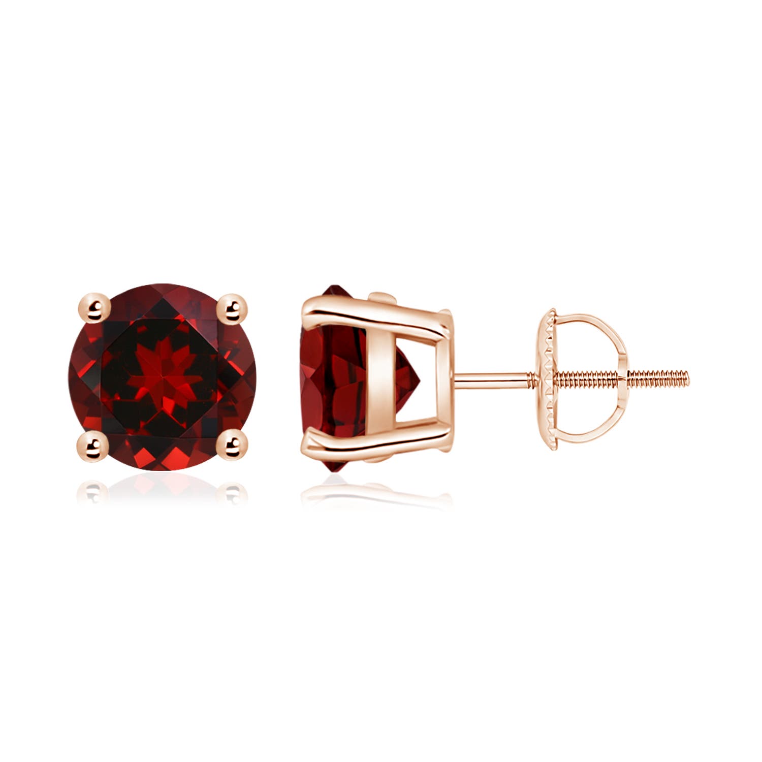 AAAA - Garnet / 4.4 CT / 14 KT Rose Gold