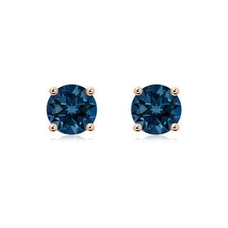 Round AAAA London Blue Topaz