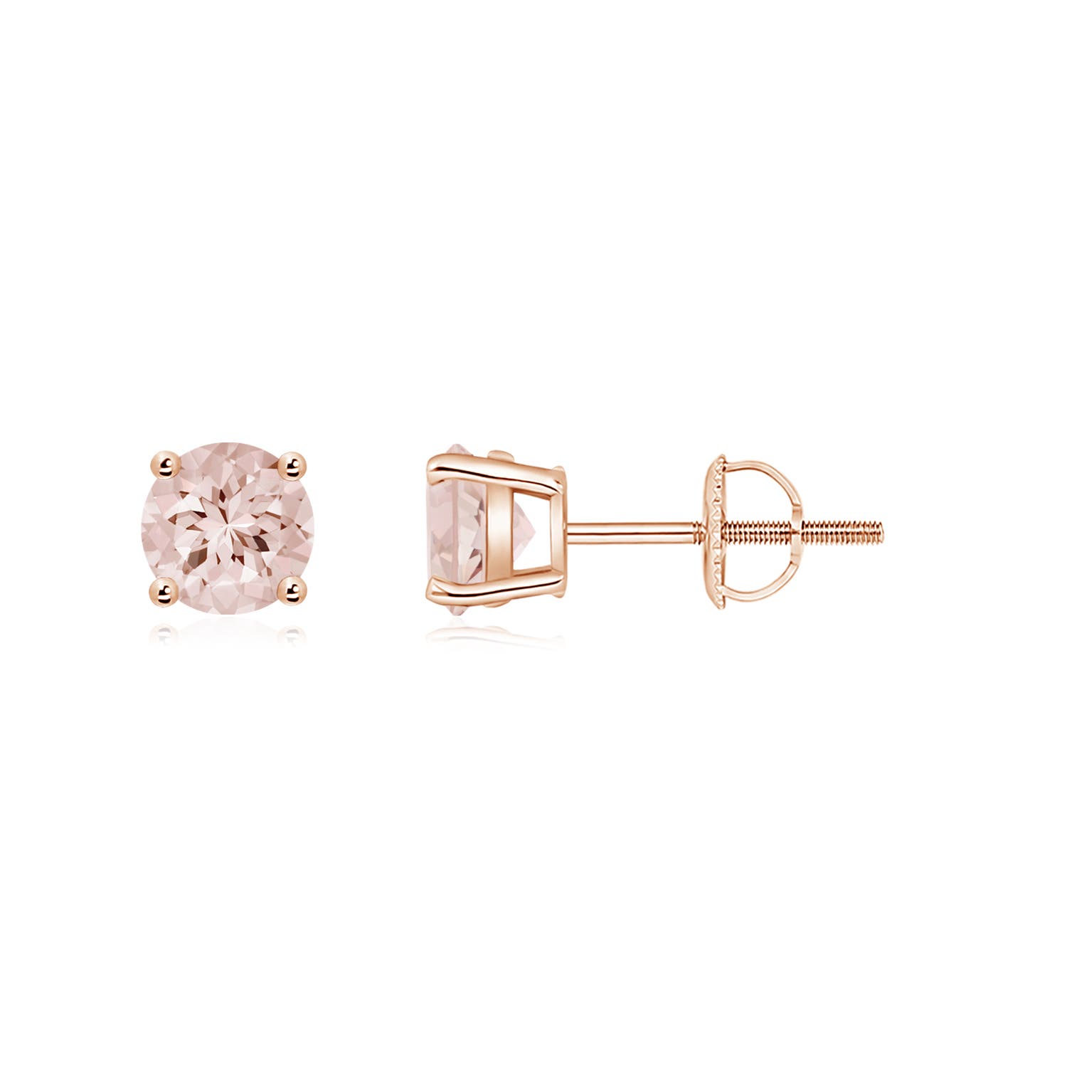 AA - Morganite / 0.84 CT / 14 KT Rose Gold